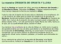 La Maestra Crisanta De Orueta y Llosa.